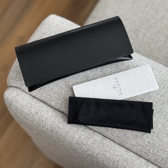 Saint Laurent DUNE Women Eyeglasses Black Pilot SL596 DUNE OPT 001 NEW AUTHENTIC - Picture 9 of 15